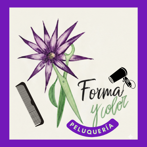 Logo de Peluquería Forma y color