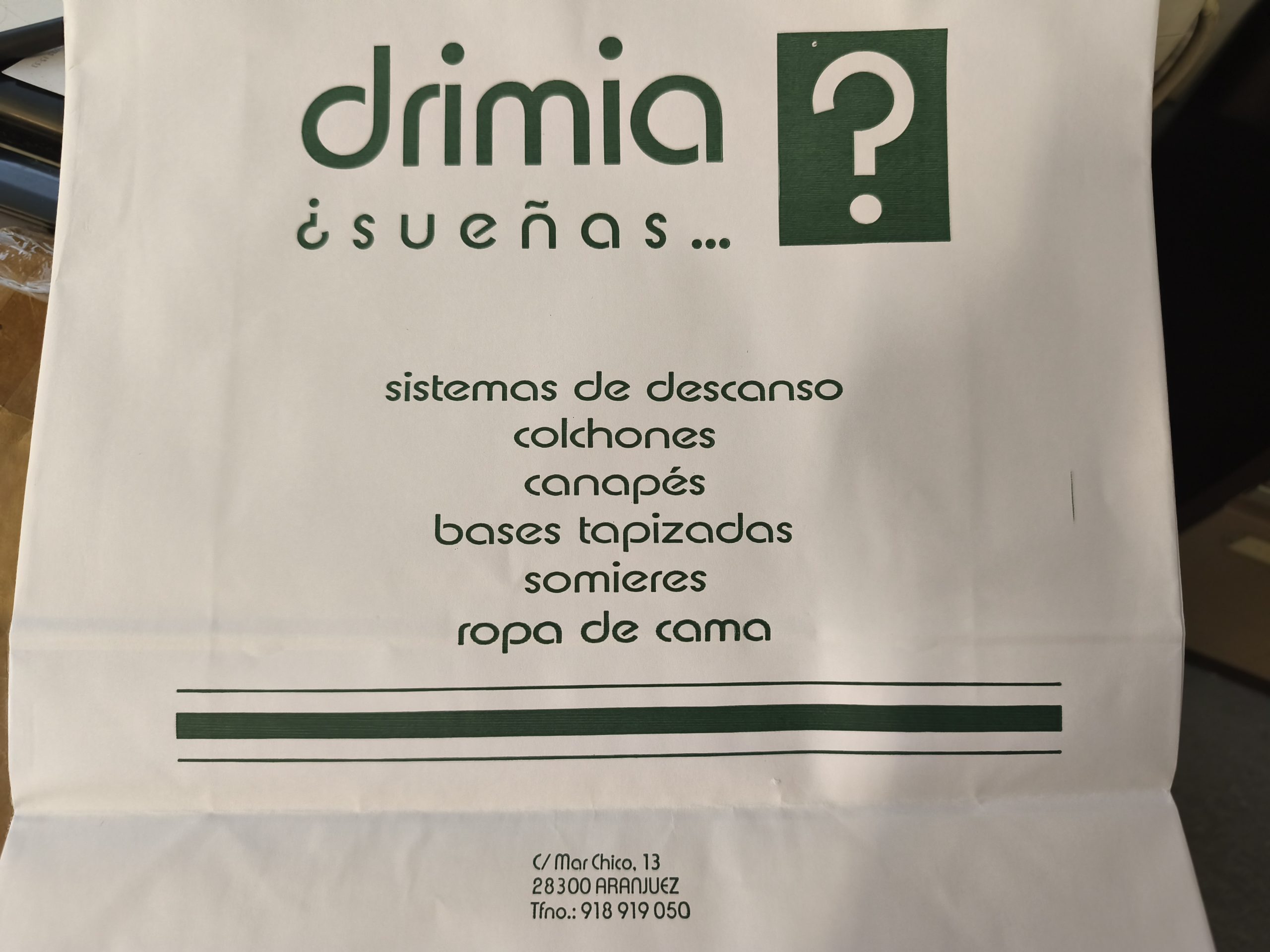 Logo de Colchonería drimia